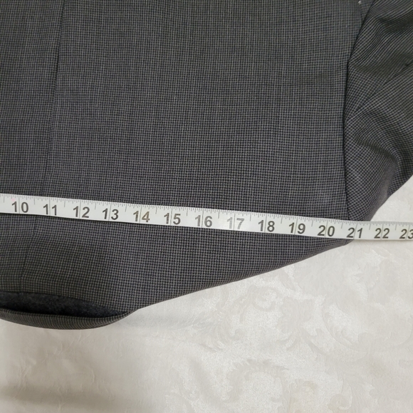 Lands End 48R Suit Blazer Gray 100% Wool - Picture 13 of 14